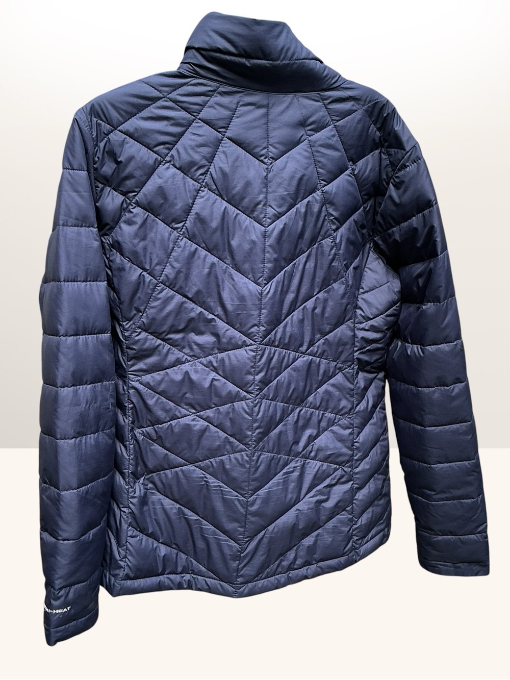 Columbia Navy Quilted Puffer Jacket XL - Picture 3 of 10